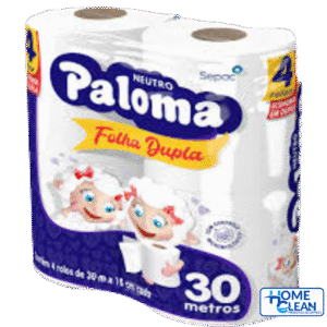 PAPEL HIGIENICO 4R FOLHA DUPLA PALOMA