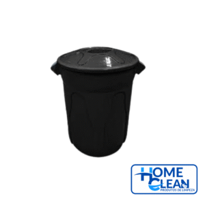 BALDE LIXO C/ TAMPA 100L  PRETO