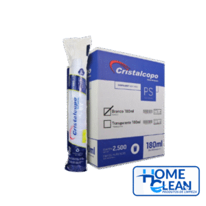 COPO 180ML PLASTC. CX 25PCT CRISTALCOPO