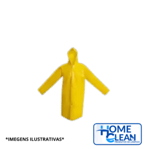 CAPA DE CHUVA FORRO/CAPUZ G AMARELA PLASTCOR