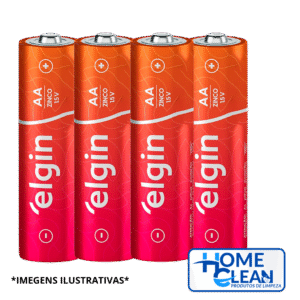 PILHA AA ZINCO ELGIN C/4