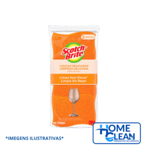 ESPONJA NAO RISCA SCOTCH BRITE C3 LARANJA
