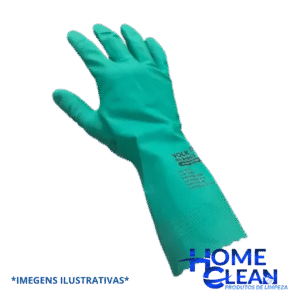 LUVA M REFORCADA VERNIZ VERDE