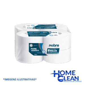 PAPEL HIGIENICO 8x250 NOBRE FOLHA DUPLA INSTITUCIONAL