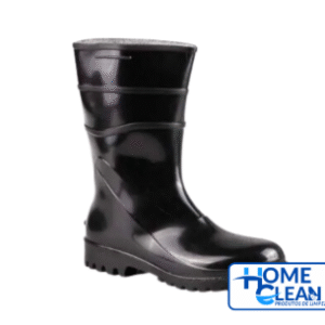 BOTA PVC PRETA CANO MEDIO TAMANHO 36