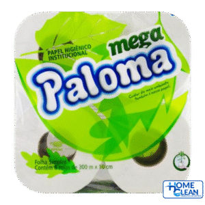 PAPEL HIGIENICO 8X300 MEGA PALOMA INSTITUCIONAL