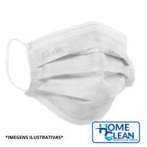 MASCARA FACIA PROTECAO NARIZ E BOCA BRANCA PCT 50UN