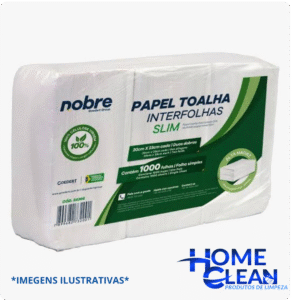 PAPEL TOALHA 1000F NOBRE 20X20 100%CELULOSE